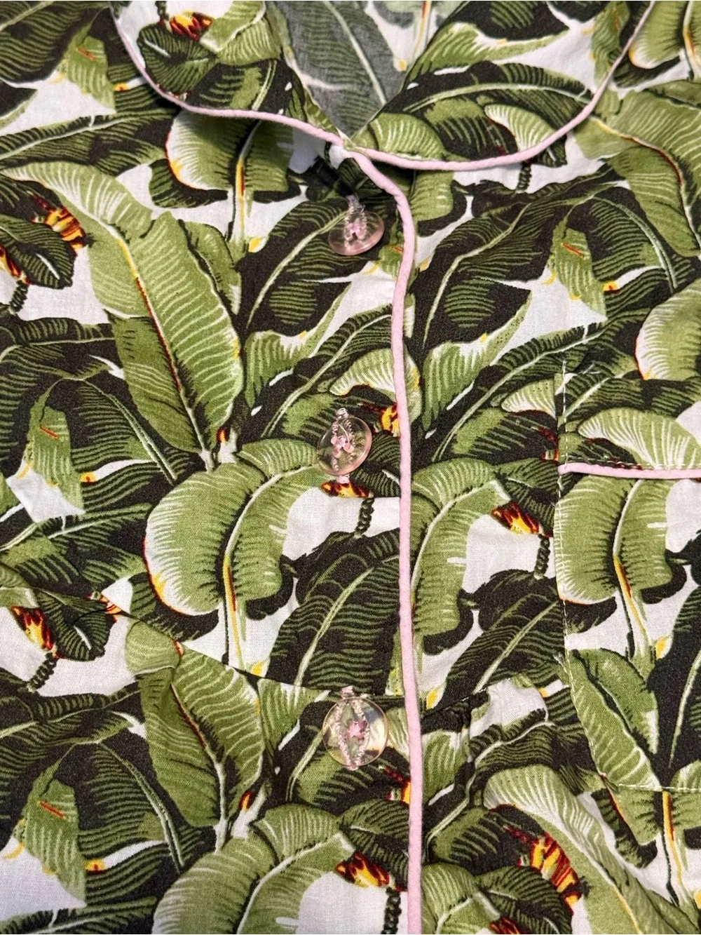 Sant and Abel Sant & Abel Martinique Banana Leaf Print Pajamas - Picture 7 of 8